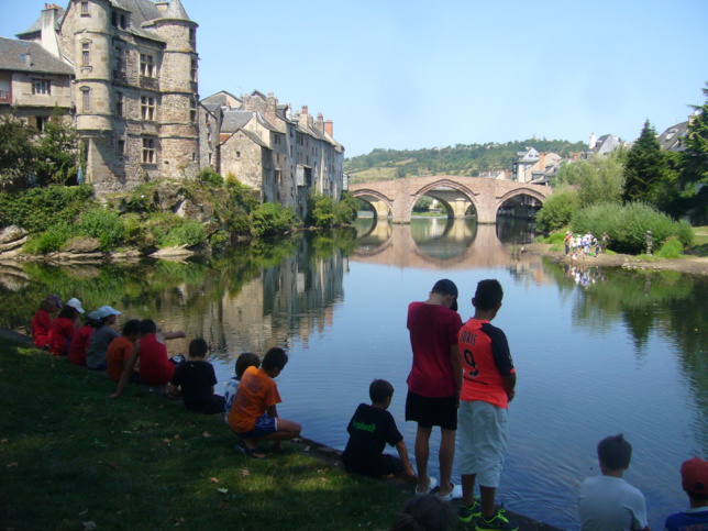 La Ville d'Espalion en Aveyron