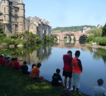 La Ville d'Espalion en Aveyron